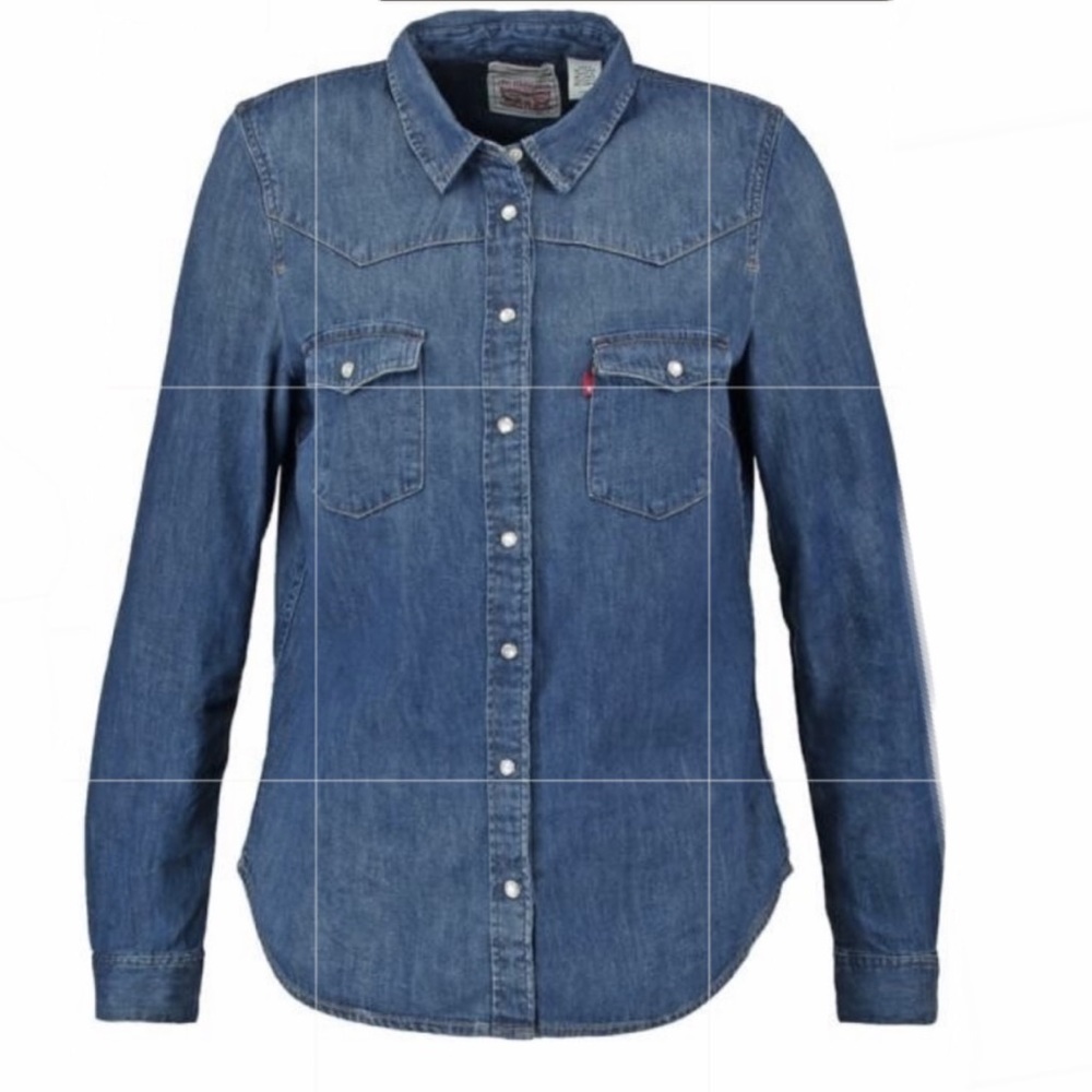 Levi's jean blouse